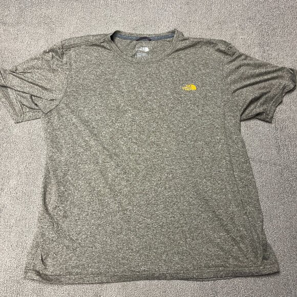 The North Face Shirt Mens Large Short Sleeve T-Shirt Dark Green Brown Trail - Picture 1 of 9